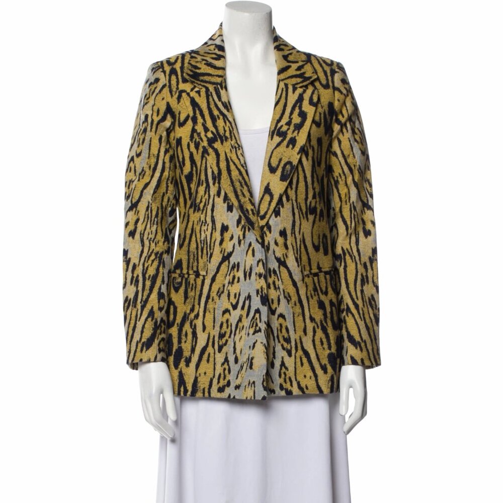 Le Superbe Leopard Print Ombre Jacket Rare Size 6